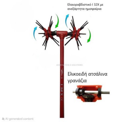 Ελαιοραβδιστικό 12V παλμικό / αχινός   ANC  2,0m