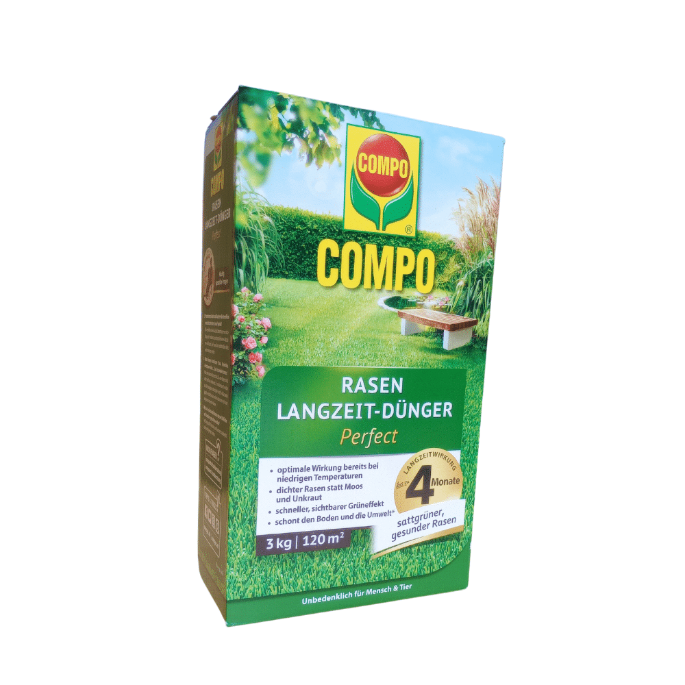 COMPO Λίπασμα για Γκαζόν 3KG ΚΟΚΚΩΔΗ ΛΙΠΑΣΜΑΤΑ
